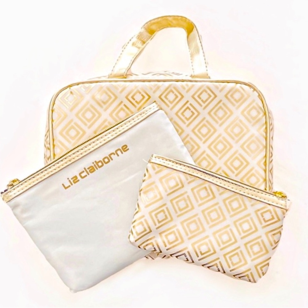 Liz Claiborne 3-pc. Makeup Cosmetic Bag Set